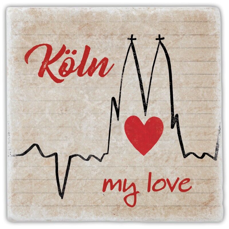 Marmoruntersetzer "Köln"