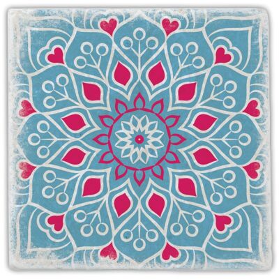 Marble coaster pattern colorful