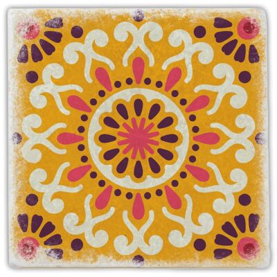 Marble coaster pattern colorful