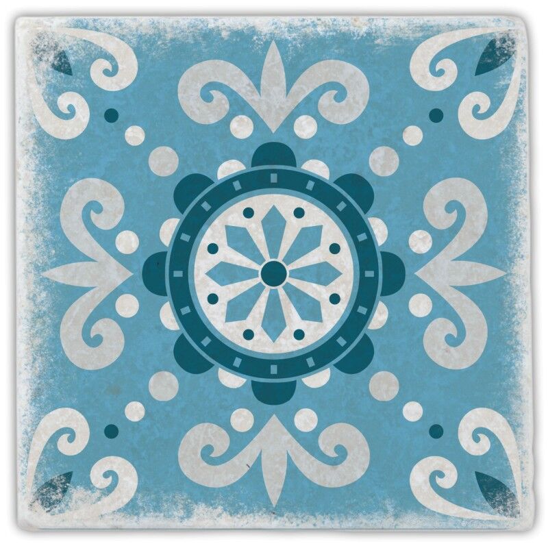 Modello di sottobicchiere in marmo colorato