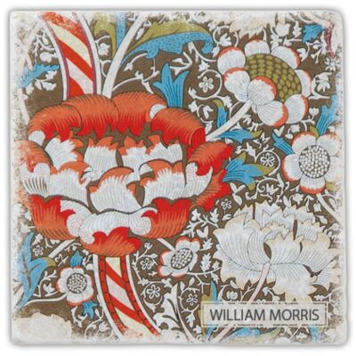 Sottobicchiere in marmo "William Morris"