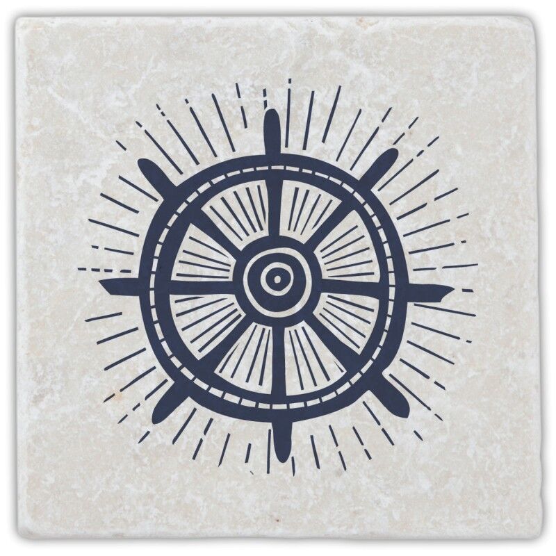 Sottobicchiere in marmo marittimo