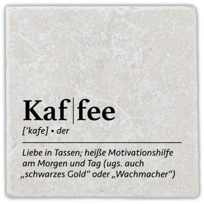 Marmoruntersetzer Kaffee