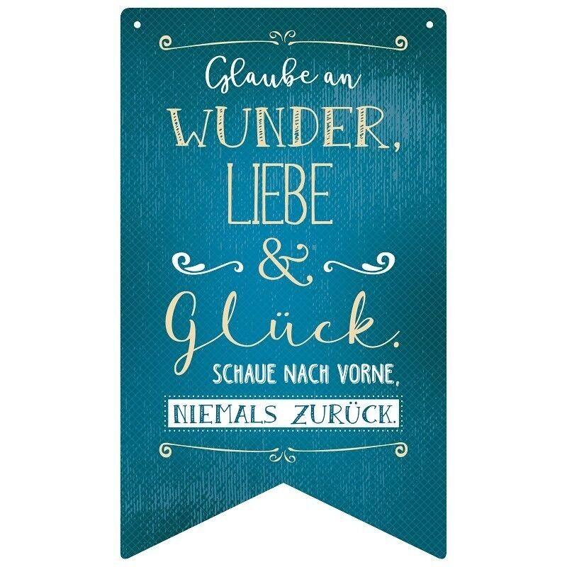 Letrero decorativo "Cree en los milagros..."