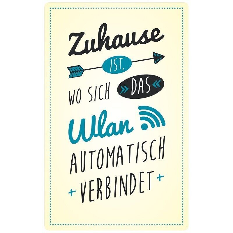 Cartello decorativo "La casa è..."