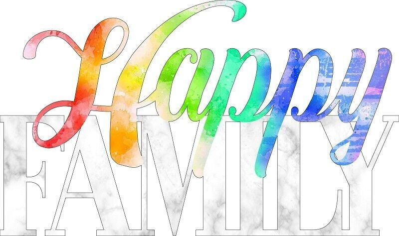 Cartello decorativo “Famiglia Felice”