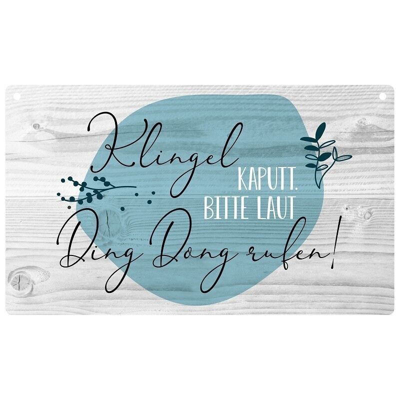 Cartello decorativo "Campana rotta ..."