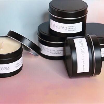 Candle Travel Tins - Duomo - Incense Bergamot and Leather
