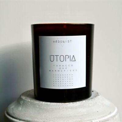 Utopia Tobacco & Oak Scented Candle