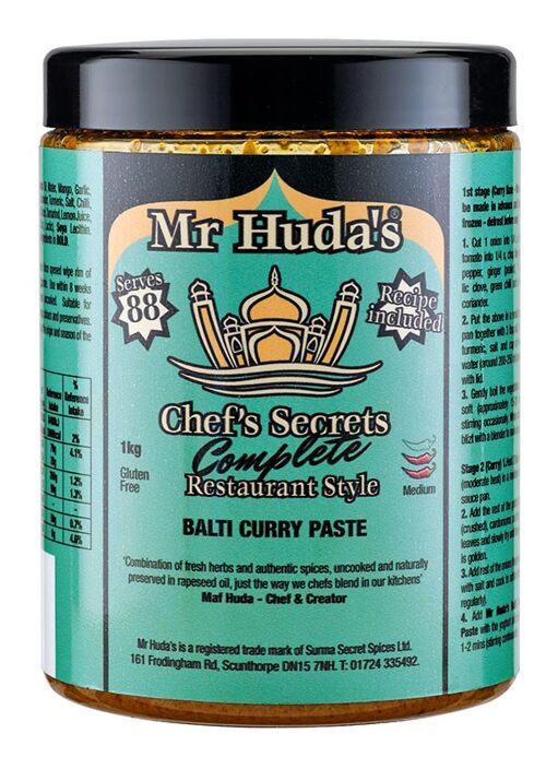 Mr Huda’s Balti Paste – Catering 1kg