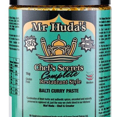 Mr Huda's Balti Paste – Catering 1kg