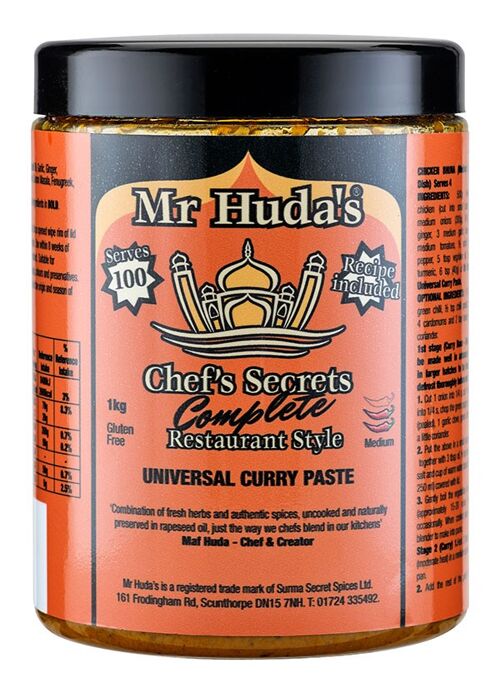 Mr Huda’s Universal Curry Paste – Catering 1kg