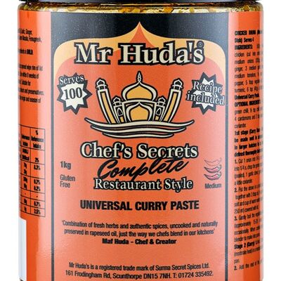 Pâte de Curry Universelle de Mr Huda – Restauration 1kg