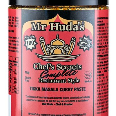 Pâte de Curry Tikka Masala de Mr Huda – Restauration 1kg