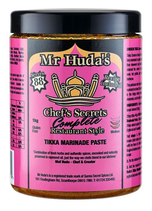 Mr Huda’s Tikka Marinade Paste – Catering 1kg