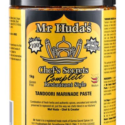 Pâte de Marinade Tandoori de Mr Huda – Restauration 1kg