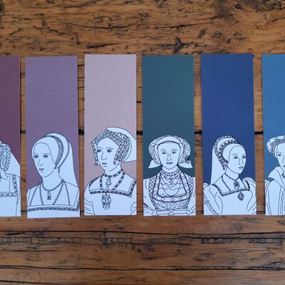 Six wives bookmarks