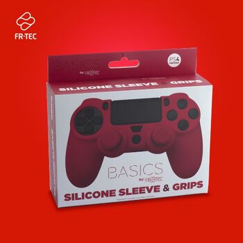 PS4 Silicone + Grips Rouge FR-TEC 3