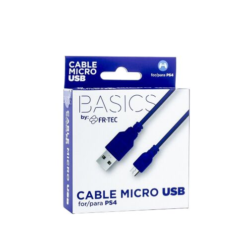 PS4 Micro USB to USB Blue Cable FR-TEC