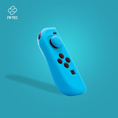 Interruttore Silicone + Grip per Joy-Con Sinistro Blu FR-TEC