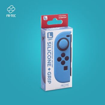 Switch Silicone + Grip pour Joy-Con Gauche Bleu FR-TEC 2