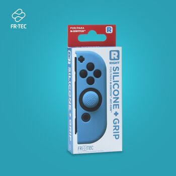 Switch Silicone + Grip pour Joy-Con Gauche Bleu FR-TEC 2