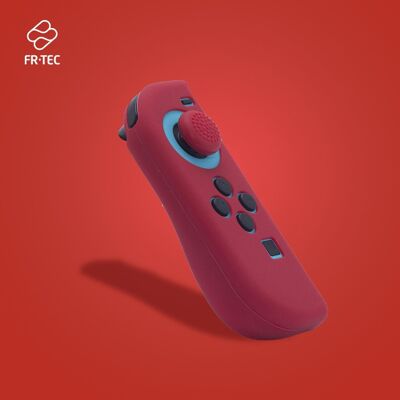 Interruttore Silicone + Grip per Joy-Con Sinistro Rosso FR-TEC