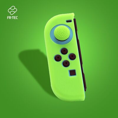 Schalter Silikon + Griff für Joy-Con Left Green FR-TEC