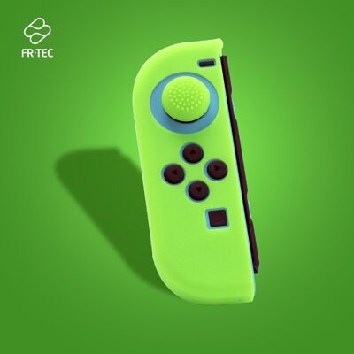 Switch Silicone + Grip for Joy-Con Left Green FR-TEC