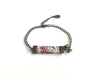 Bracelet gourmette noeud gris Cézanne 1