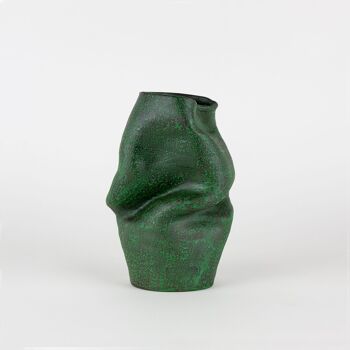 Vase indéfini en faïence Vert moyen 1