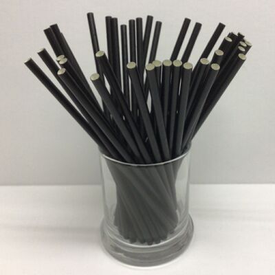 1000 Black Paper Straws