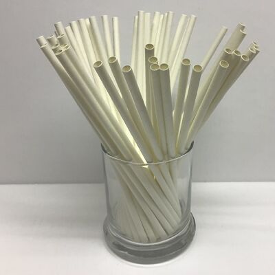 12000 White Paper Straws