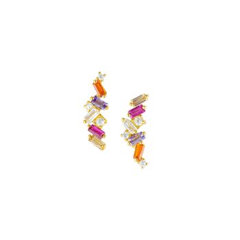 Clous d'oreilles COLORATO - argent 1