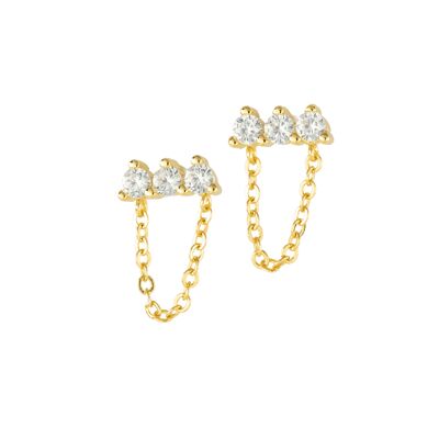 MONTAGNE earrings - gold