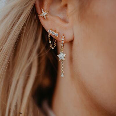 MONTAGNE earrings - silver