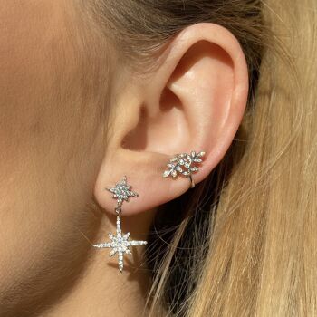 Boucle d'oreille RAMIFICATO - Argent 4