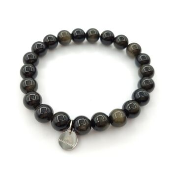 Bracelet Obsidienne 2