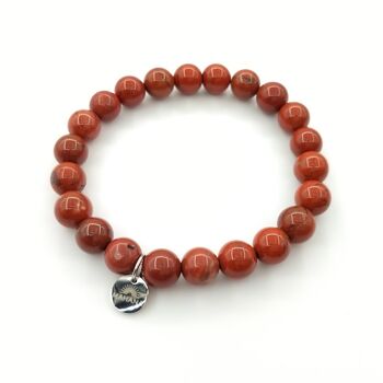 Bracelet Jaspe Rouge 2