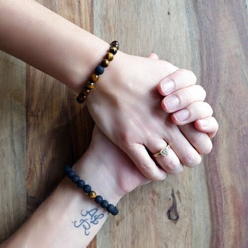 Bracelet Duo Protection & Sentiment