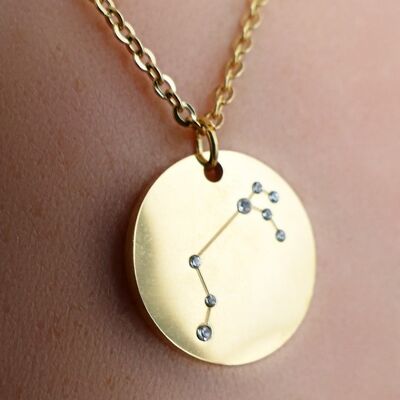 Aries sign necklace
