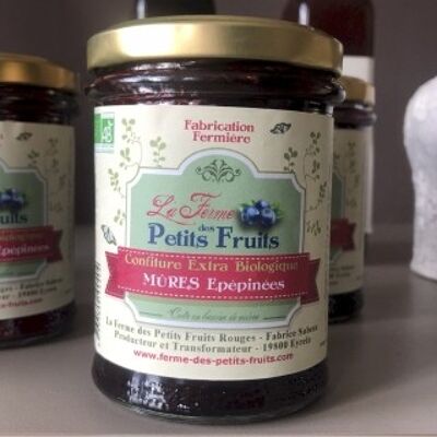 Organic seeded blackberry jam