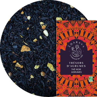 ORGANIC black tea Citrus Treasures 20 individual sachets