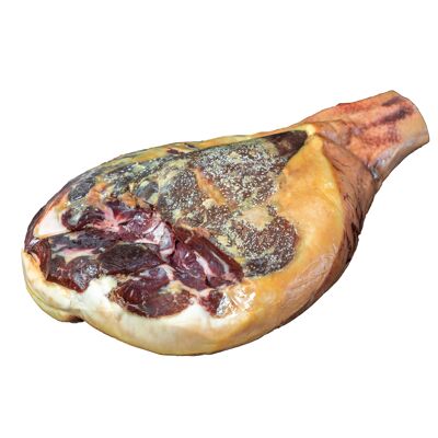 20 months - Black Bigorre AOP ham, boneless, with rind - 20 month ripening