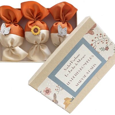 Box of 3 Jardin de Maryse scents - Rust color