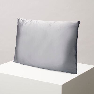 Premium Silk Pillowcase - Silver