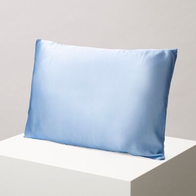 Premium Silk Pillowcase - Sky Blue