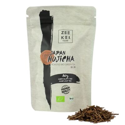 Organic Hojicha Premium Roasted Green Tea (80g)