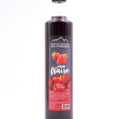 Sirop artisanal de fraise 50cl