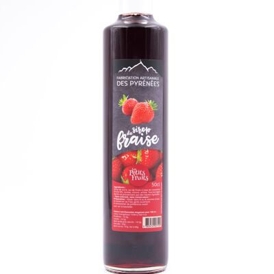 Artisanal strawberry syrup 50cl